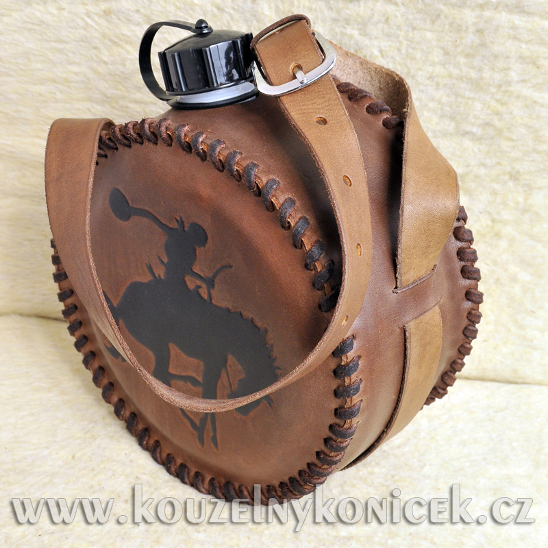 Kožená čutora rodeo
